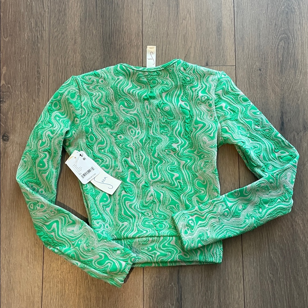 Free People x Seea Palomar Green Glow Rashguard - Picture 5 of 5